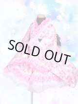 画像: Ｂサイズ：浴衣ドレスセット（チェリーブロッサム（ピンク）） 
