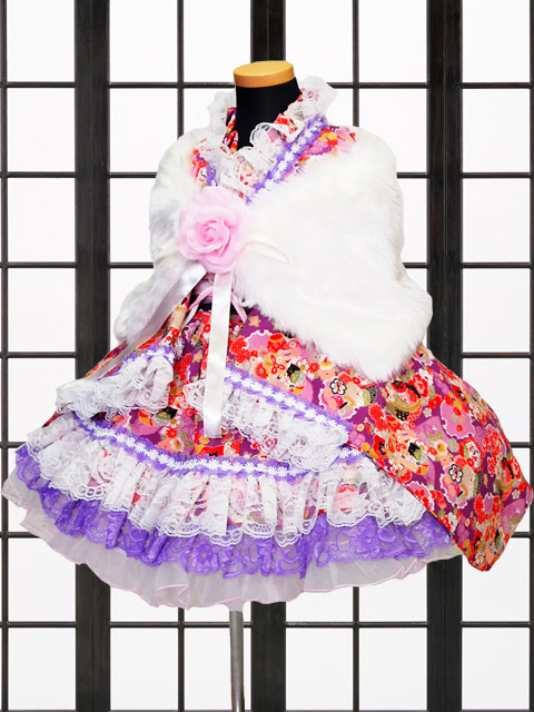 画像: ＜Cサイズ＞特選着物ドレスセット：花遊戯
